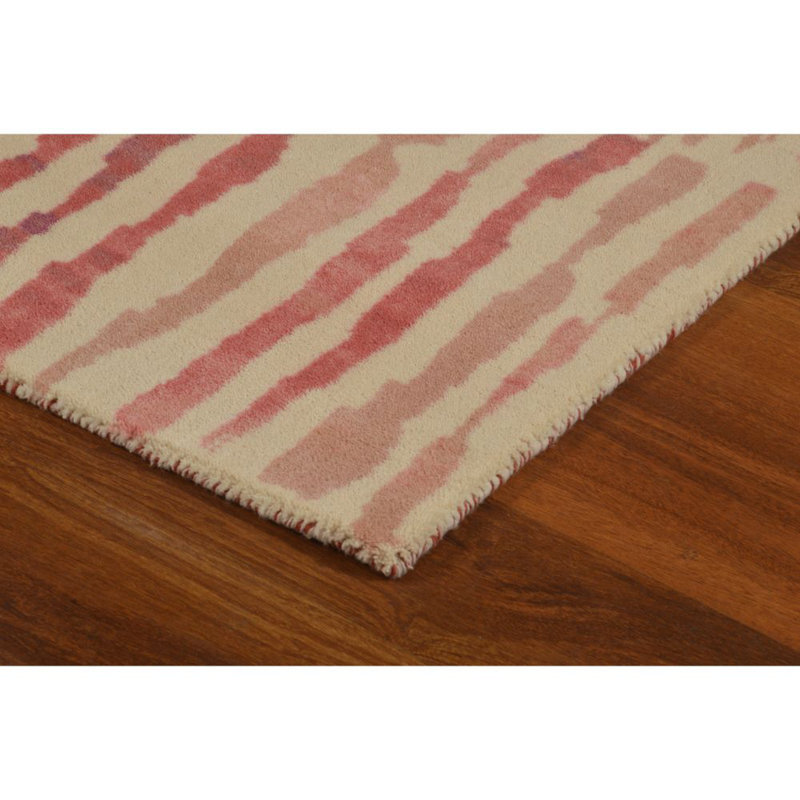 Tapis beige / rose Victorine, Rectangle 5 pi x 7 pi