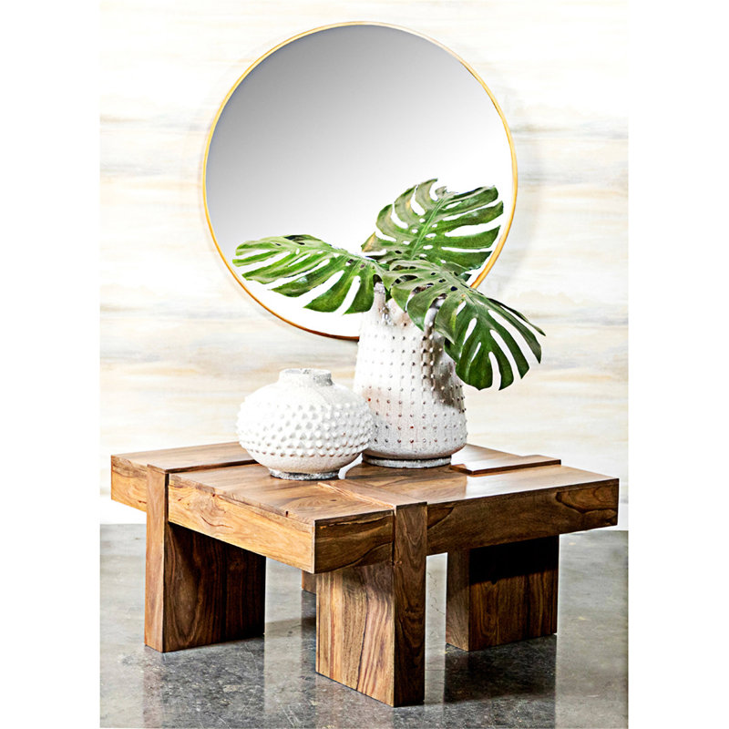 Table basse carrée en bois