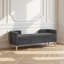Banc de rangement rembourré l 65,3 po avec coussins-810256361