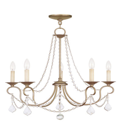 Lustre classique à 5 lumières de style bougie Jakeway