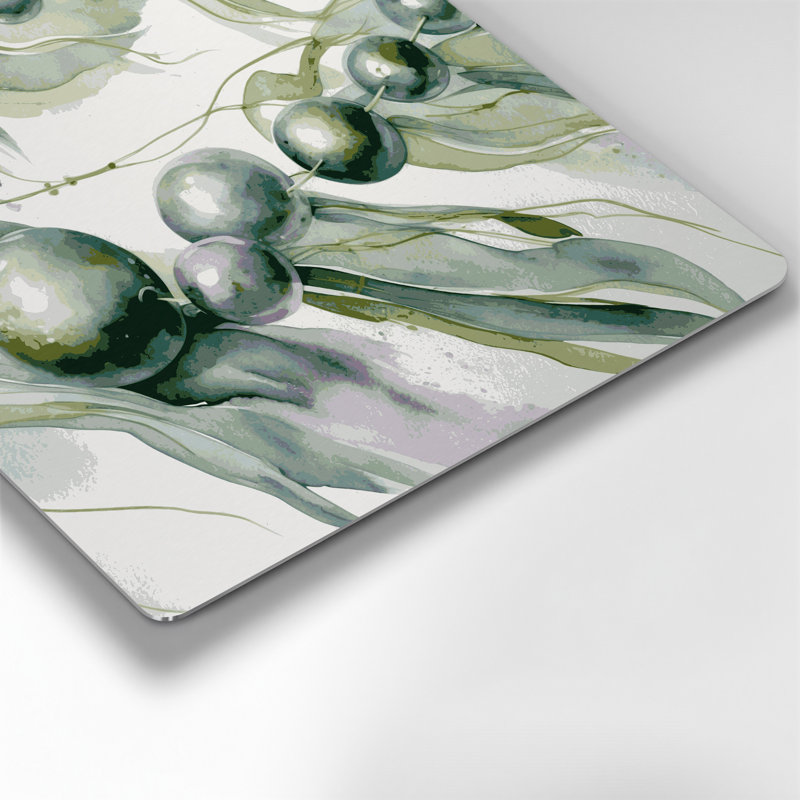 Art mural en métal Botanical String of Pearls, H 32 po x l 32 po