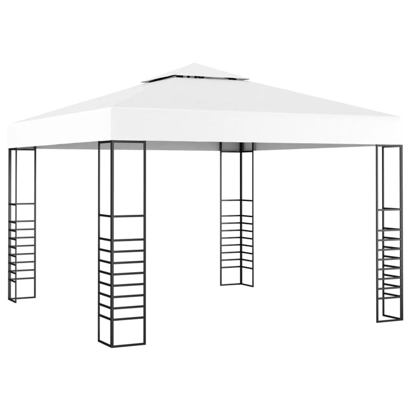 Haygashen 3m x 3m Steel Patio Gazebo, White