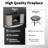 Modern Outdoor Steel Gas Fireplace