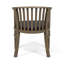 Chaises de salle à manger d'extérieur en bois avec coussins, ensemble de 2-1549599288