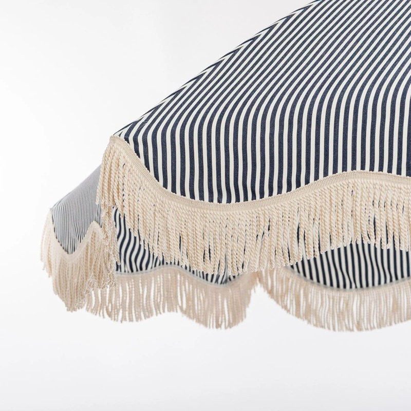 CLUB UMBRELLA - LAURENS PINK STRIPE, Navy