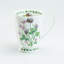 Tasses à café de jardin anglais en porcelaine tendre. Ensemble de 4 motifs assortis