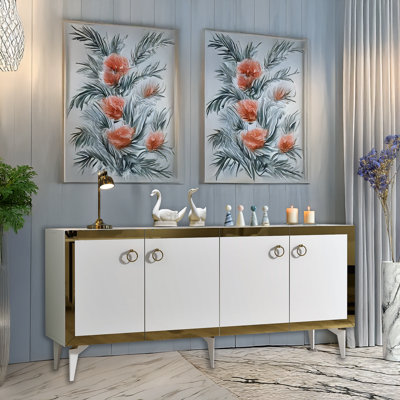 59'' Wide Multipurpose Console With Reflective Stripe