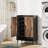 Shoe Cabinet with Adjustable Shelves and Doors-792961558