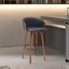 Tabouret de bar rembourré avec accoudoirs et repose-pieds Boeschen-144433005-144432993