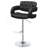 Black And Chrome Adjustable Bar Stool