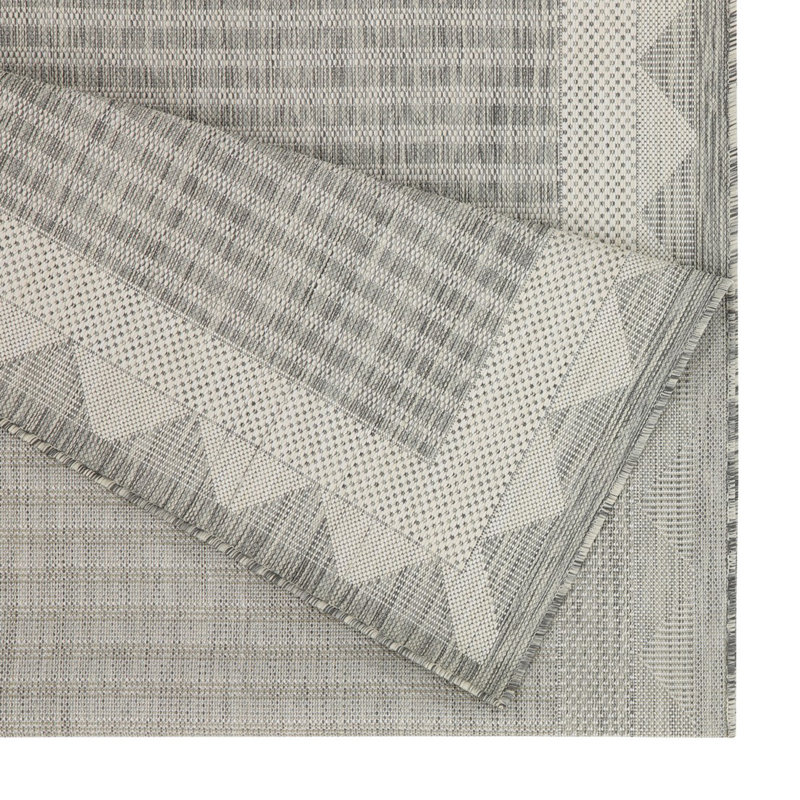 Sunshine 5 Ft. 3 In. X 7 Ft. 3 In. Indoor Outdoor Flatweave Area Rug - Stain Resistant, Kid & Pet Friendly, Easy Clean