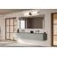 Meuble-lavabo 1 lumière 40,5 po Clarissa en nickel brossé Clarissa-2046611034