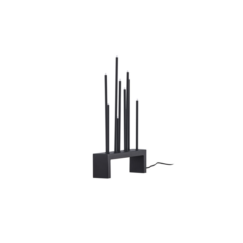 Muchtar Metal Novelty Lamp, Black