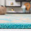 Tapis vert / beige / taupe en laine touffeté à la main Cranmore Flora-20196754