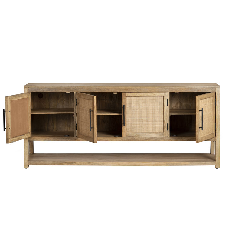 4 Door Media Credenza_Sideboard
