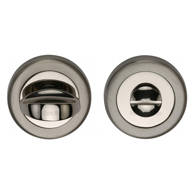 Heritage Brass Heritage Privacy Thumbturn & Emergency Release, Mercury Split