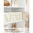 Storage Baskets For Organizing, Foldable Storage Baskets For Shelves, Fabric Storage Bins With Handles, & Ivory, 3-Pack