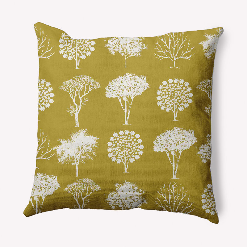 Coussin décoratif intérieur / extérieur Polyfill, 16 po x 16 po, Or pâle