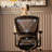 Ergonomic Mesh Office Chair – Adjustable Lumbar Support & Armrests, Tilt Function, Wide Comfort Seat, Swivel Sturdy Task Chair For Home Office