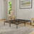 Jet Black Steel Platform Bed Foundation, Provides Under-Bed Storage for California King Mattresses, Minimalist Bedroom Style-716612824