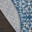 Tapis floral ivoire / bleu Yurig-388936943