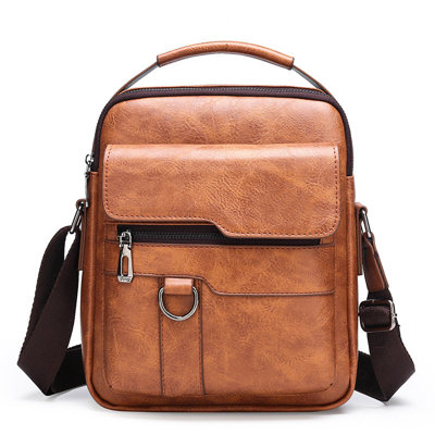 Sac de messager portable pour homme, sac de rangement