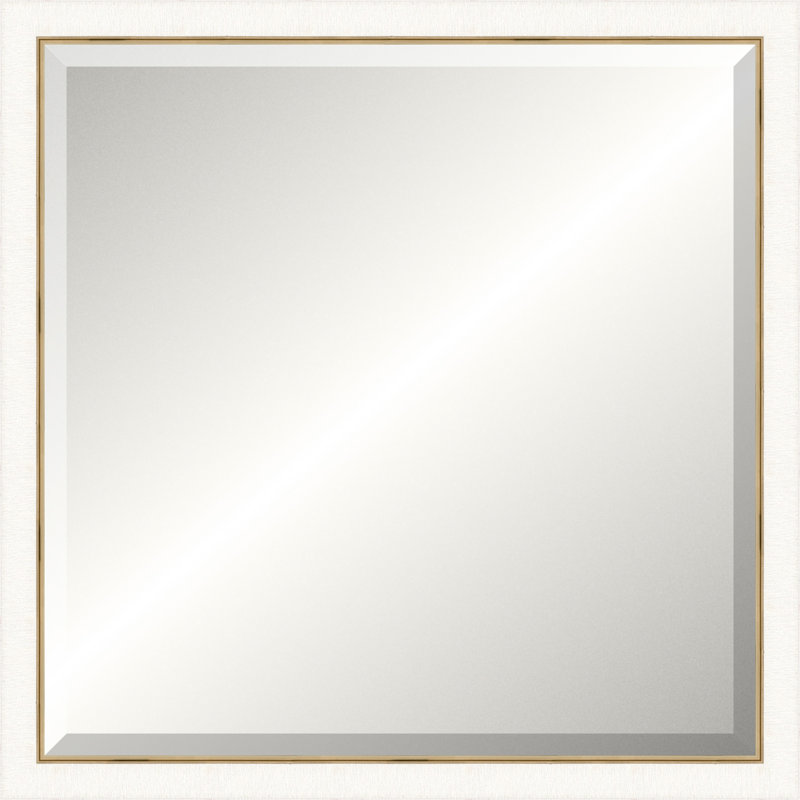 White Legacy Mirror, Small Square