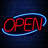 Addalin LED Open Sign Neon Light Wall Sign