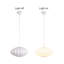 Luminaire suspendu de style lanterne blanche à 1 lumière Aneve