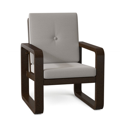 Chaise de patio avec coussin Vale