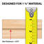 Moulure en T en plastique de 1,625 po d'épaisseur x 1,625 po de largeur x 3 000 po de longueur-55886980