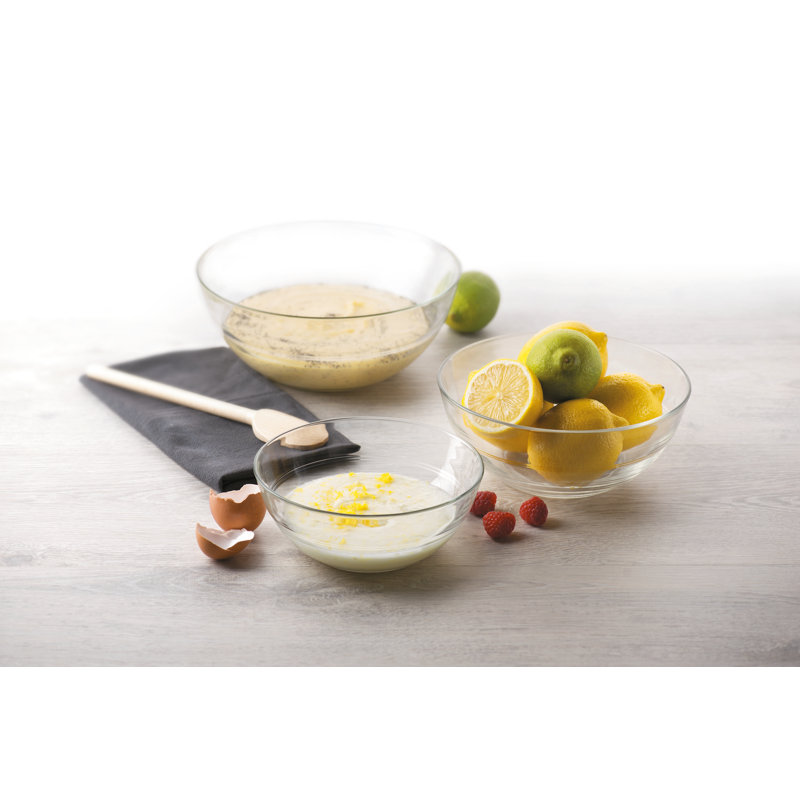 Duralex 3 Piece Lys Salad Bowl Set