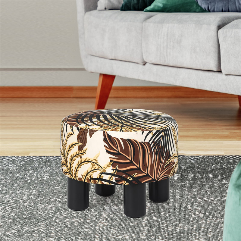 Alstone Velvet Ottoman
