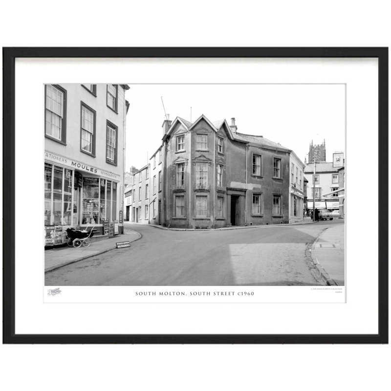 South Molton, South Street C1960 by Francis Frith - Single Picture Frame Print, 60cm H x 80cm W x 2.3cm D