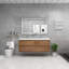 Ensemble de meuble-lavabo double mural 59,5 "Azden-690725650