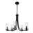  Devonshire 5-Light Modern Matte Black Chandelier-2008161058