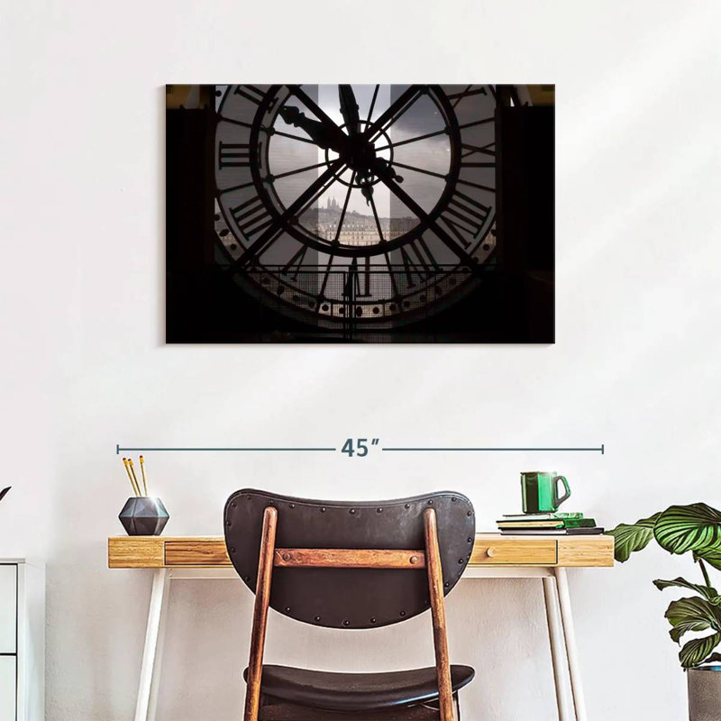 Clock Tower City View, 24" H x 36" W