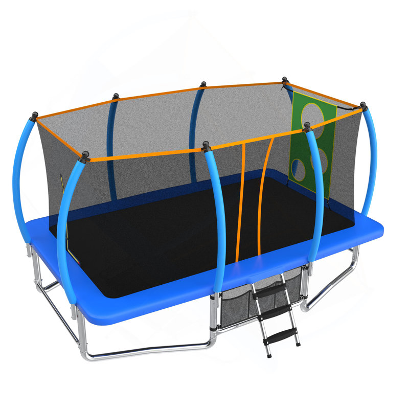 Trampoline carré 10X16ft, Bleu