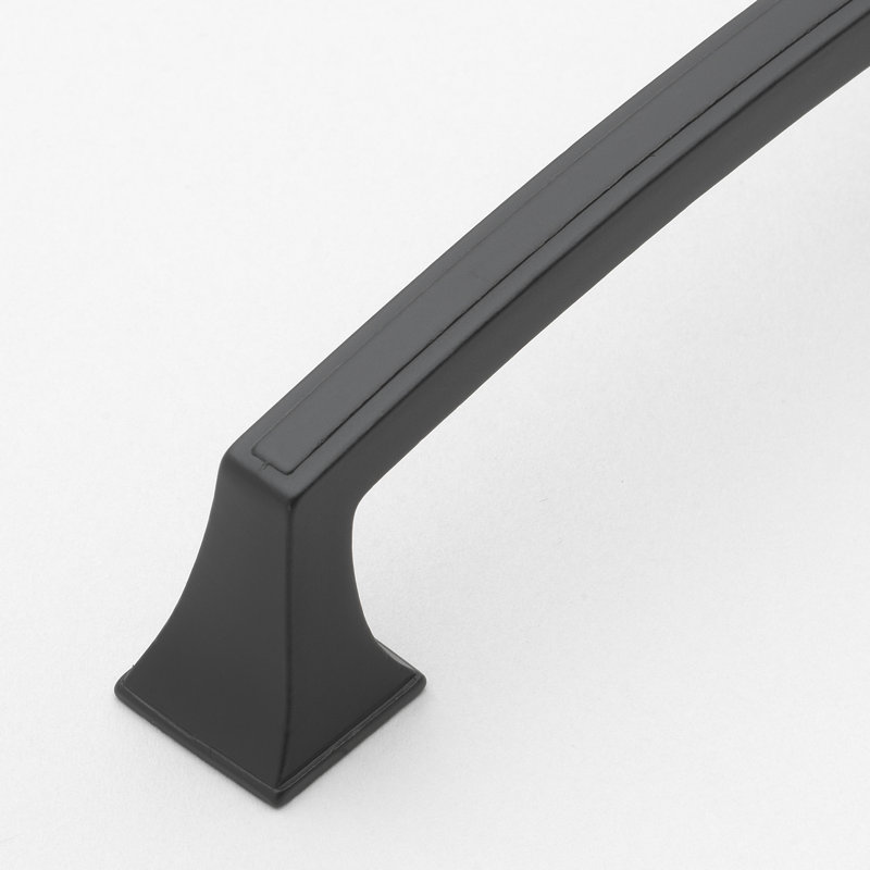 Deco Center to Center Arch Pull, 3", Matte Black