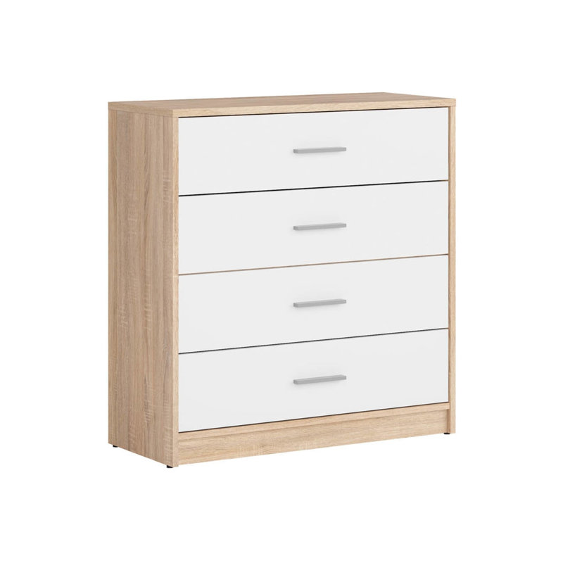 Chest of Drawers, Oak Sonoma/White