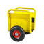 Chariot à panneau robuste, chariot à dalle, deux jolies poignées, pneus en caoutchouc solide de 10 po, super poids de 1000 lb, mouvement tout-terrain pour les panneaux de gypse épais et le matériau de la porte (jaune)