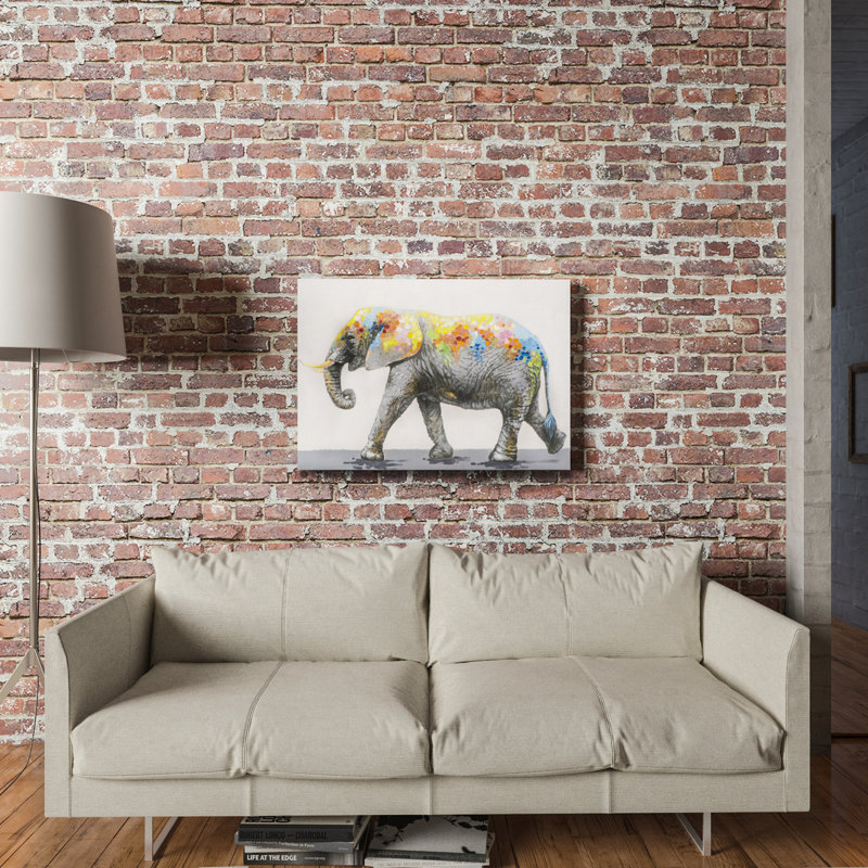 " Dazzling Elephant " Painting Print