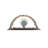 Rustic Lodge Flush Mounted Sconce