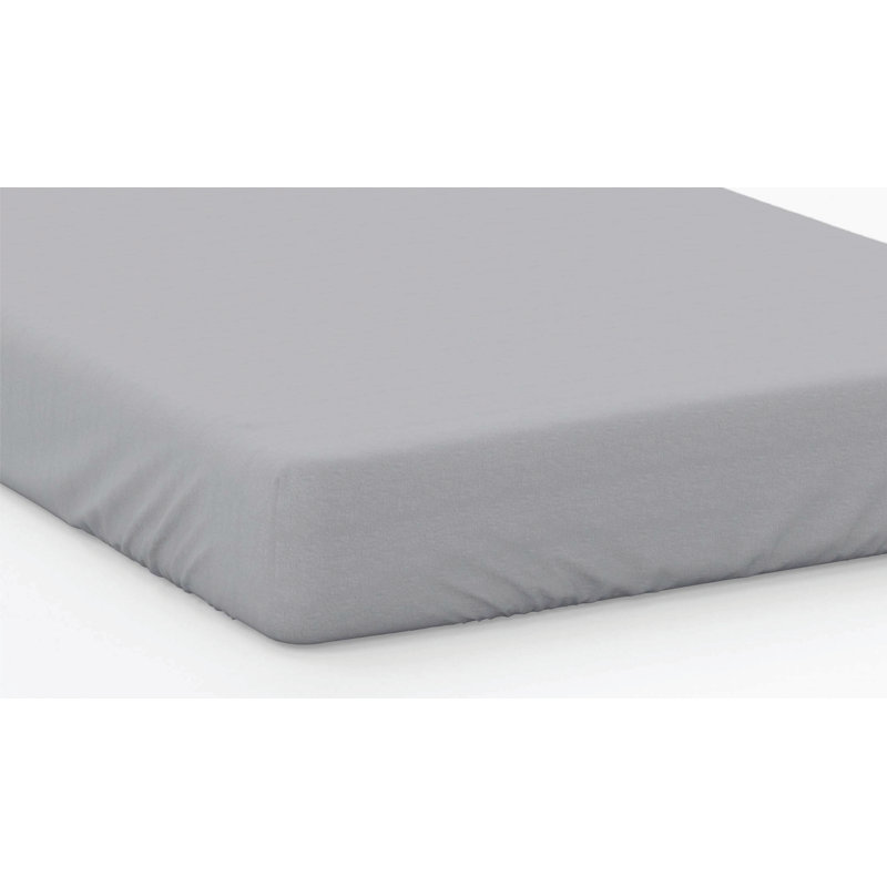 Bamboo Collection Sateen Fitted Sheet, Platinum, Kingsize (5')