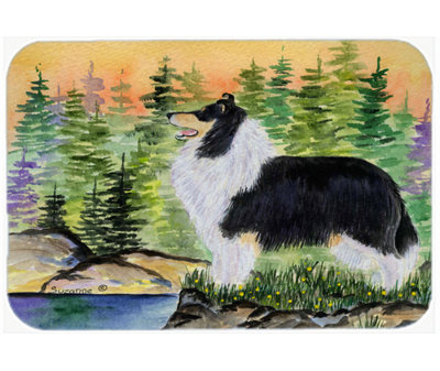 Planche à découper rectangulaire en verre collie east urban home
