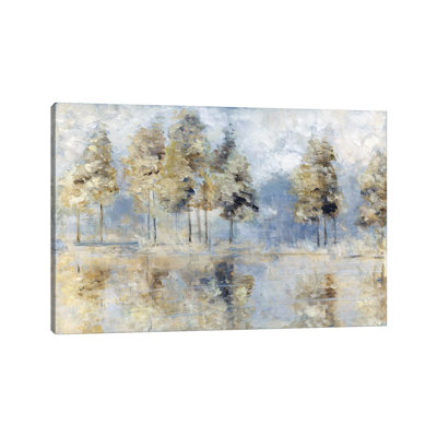 «Blue Golden Forest» par Sally Swatland - reproduction d'art