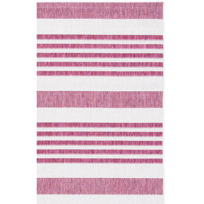Branksome Performance Striped Indoor/Outdoor Area Rug
