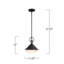 Luminaire suspendu 1 lumière Abruzzo-2055124933