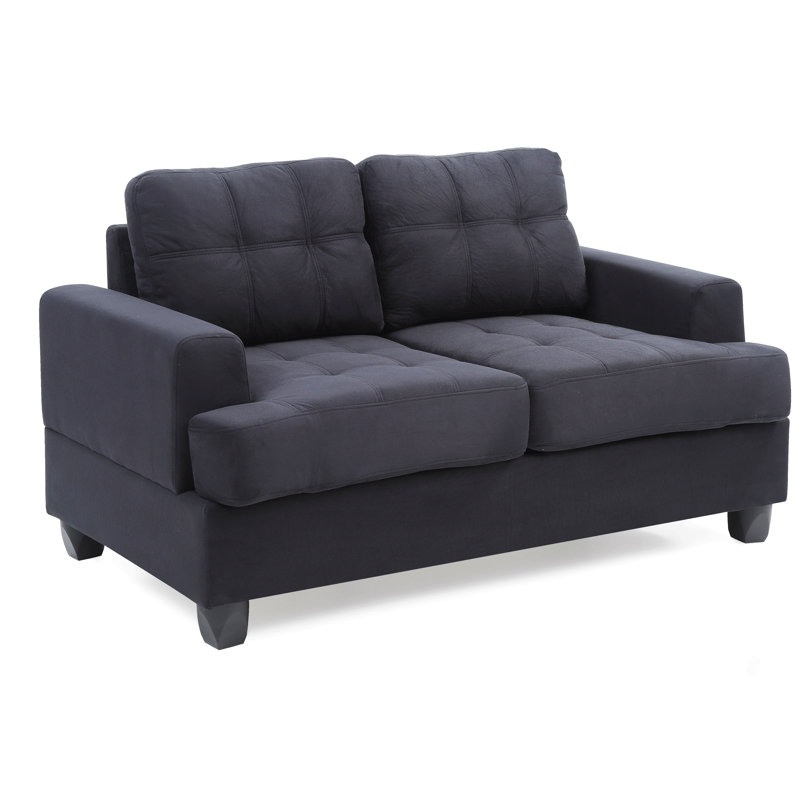 Cozy Transitional Loveseat For Two