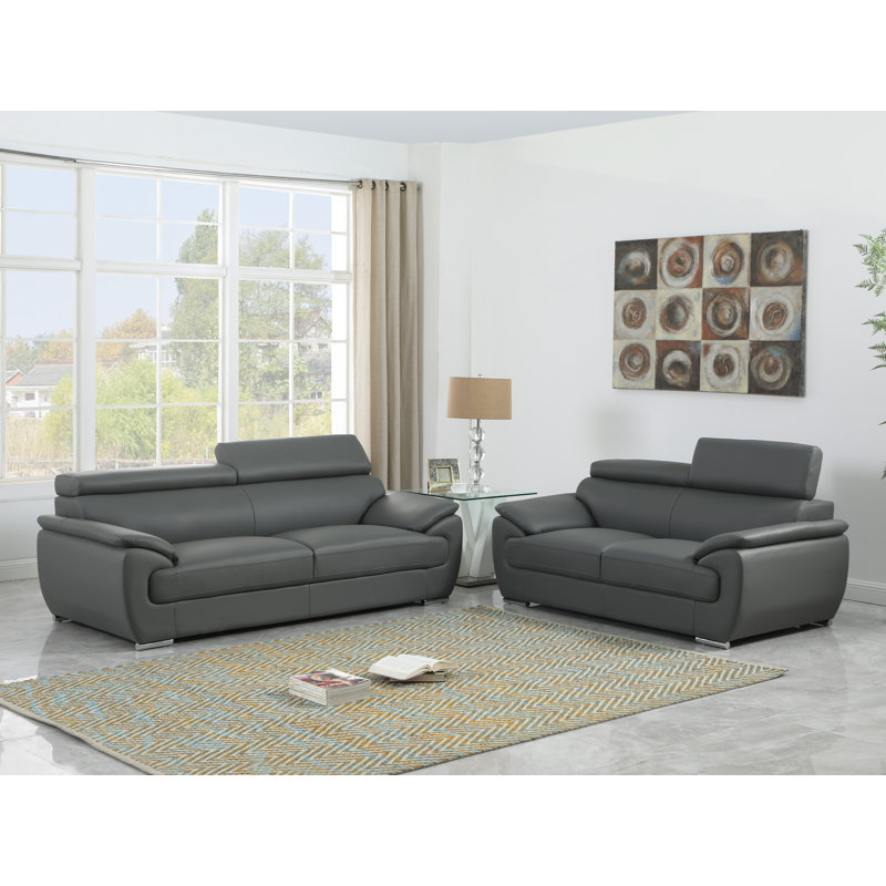 Orren Ellis Aieshia 2 Piece Living Room Set & Reviews | Wayfair